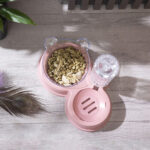 Pet Water Dispenser Slow Drinker with Food Bowl Slow Feeder for Pets Dogs NEW - Image 6