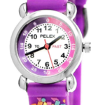 Pelex Unicorn Children's 3D Watch in Purple Strap