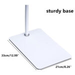 BoGuang Baby Monitor Holder - Universal Floor Mount for Surveillance, Height Adjustable 75-175 cm, Compatible with Baby/Security Camera (White) - Image 3