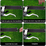 2pcs Mountain Bike Grips With Aluminum Alloy Locks, Non-Slip Rubber Handlebar Grips For Road, Scooters, Cruisers, City Bikes, Trikes, Mountain Bike, Folding Bikes, Scooters And Other Models - Image 3