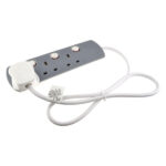 Brookstone 3‑Way Socket with 1m Extending Cable – Car 12 V/24 V Accessory Socket Splitter - Image 3