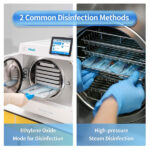 Annhua 3.5 X 6.5 Self Sterilization Pouches for Dental Offices, 100 Pcs Self Seal Sterilizer Bags Pouch - Blue - Image 3