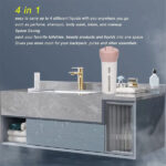 4 in 1 Liquid Dispenser ,Portable Leakproof Travel Bottles 40ml with Sticker for Shampoo Lotion (Pink) - Image 4