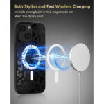 SCORPIFY for iPhone 13 Case [Compatible with MagSafe] with Lilac Design, Cute Magnetic Phone Cover for Women Girls, [10FT MIL-Grade Drop Protection] Slim Shockproof Bumper with Stylish Pattern - Image 5