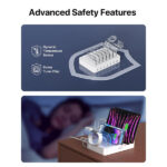 SooPii USB Charging Station Organizer for Multiple Devices, 6 Ports 50W Charging Dock With 6 Cables and Upgraded i-Watch Charger Holder Included, for Phones,Tablets and Other Electronics,White - Image 3