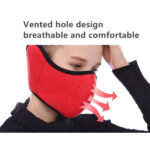 Winter Cold-proof Cycling Mask with Earflap, Pink for Outdoor Sports - Unisex Face Warmer - Image 2