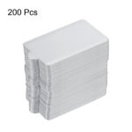 sourcing map 200pcs Mini Cake Boards, Mousse Cake Cardboards Triangle Cake Bases Plates Cupcake Dessert Displays Base Tray for Cupcakes, Cakes, Pastries, Dessert Base-Grease Proof(Silver Tone) - Image 5