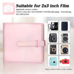 360 Pocket Photo Album for Fujifilm Instax Mini & Polaroid Cameras - Magic Pink - Image 3