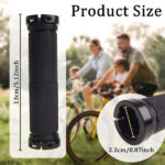 2pcs Mountain Bike Grips With Aluminum Alloy Locks, Non-Slip Rubber Handlebar Grips For Road, Scooters, Cruisers, City Bikes, Trikes, Mountain Bike, Folding Bikes, Scooters And Other Models - Image 5