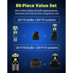 Brookstone 12 V 21 W Clear Bulb Set – Universal Clear Indicator & Side‑Light Bulbs - Image 2