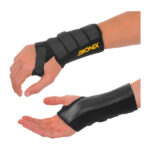 Bionix Wrist Support Brace - Relieves Wrist Pain - Carpal Tunnel Splint, Tendonitis, RSI, and Sprain - Wrist Brace Right & Left Hand For Men Women (Black Left Medium)