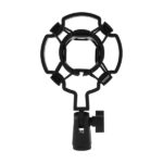 Smallterm Universal Professional Condenser Microphone Mic Shock Mount Holder Studio Recording Bracket For Diaphram Mic Clip, Black