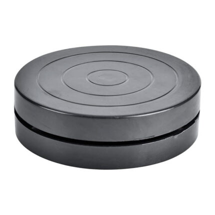Aoutecen Plastic Clay Turntable, Double Side Rotating Swivel Stand Turntable Soft Clay Turntable Pottery for Small Items Craft Products(17.8cm)