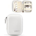 Linpr Digital Camera Case Compatible with CAMKORY/for Kodak PIXPRO/for Lecran/for VAHOIALD/for Canon IXUS 285 HS, Small Travel Cameras Storage Holder for Accessories SD Card (Light Khaki)