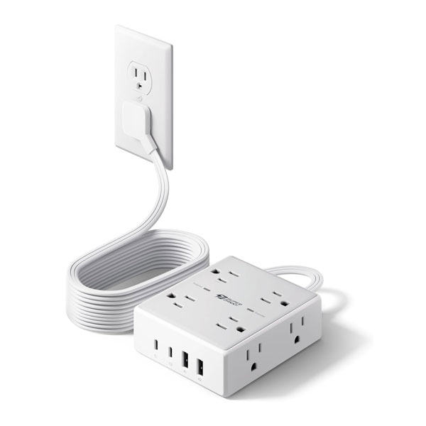 4 Assorted Universal Extension Cords - Image 1