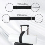 3 Pcs Elastic Fastening Belt For Luggage Adjustable Luggage Strap For Carry On Bag Suitcases Add A Bag Portable Travel Suitcase Accessory For Attaching Extra Bags Purse To Backpack - Image 5