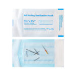 Annhua 3.5 X 6.5 Self Sterilization Pouches for Dental Offices, 100 Pcs Self Seal Sterilizer Bags Pouch - Blue