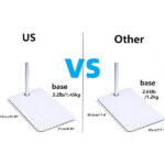 BoGuang Baby Monitor Holder - Universal Floor Mount for Surveillance, Height Adjustable 75-175 cm, Compatible with Baby/Security Camera (White) - Image 2