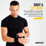 Bionix Thumb Support for Arthritis - Hand & Wrist Brace for Trigger Thumb, De Quervain's Tenosynovitis, Tendonitis, Carpal Tunnel, Injuries & Pain - Breathable Thumb Splint Left & Right Hand Support Brand	Bionix Professional Support Size	One Size Specific uses for product	De Quervain's Tenosynovitis, Thumb Splint, Thumb Support Use for	Finger, Hands, Wrist Age range (description)	Adult - Image 4