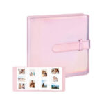 360 Pocket Photo Album for Fujifilm Instax Mini & Polaroid Cameras - Magic Pink