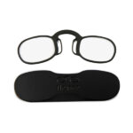 Flexsee LIGHT Clip on Nose - Armless Reading Glasses, Unisex - 7 Colors / 5 Dioptris (Black, 3, Dioptres)