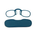 Flexsee LIGHT Clip on Nose - Armless Reading Glasses, Unisex - 7 Colors / 5 Dioptris (Turquoise, 1.5, Dioptres)