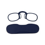 Flexsee LIGHT Clip on Nose - Armless Reading Glasses, Unisex - 7 Colors / 5 Dioptris (Navy, 2.5, Dioptres)