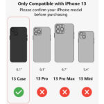 SCORPIFY for iPhone 13 Case [Compatible with MagSafe] with Lilac Design, Cute Magnetic Phone Cover for Women Girls, [10FT MIL-Grade Drop Protection] Slim Shockproof Bumper with Stylish Pattern - Image 3