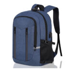 Dewellyoo Travel Laptop Backpack, Anti-Theft Lightweight Business Backpack Work Bag with USB Charging Port & Lock, Large College High School Bag Rucksack Gift for Men, Fits15.6 inch Laptop, Blue