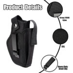 ZONSUSE Universal Gun Holster with Mag Pouch, IWB OWB Holster, Tactical Pistol Bags Waistband, The Waistband Pistols Holsters for Right and Left Hand, Draw Men/Women - Image 5