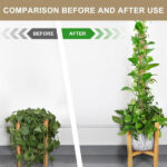 Onezebra 120cm/47in Moss Pole, Moss Pole for Monstera, Plant Supports for Indoor Plants, Bendable Plant Sticks Support for Climbing Plants, Promoting Natural Upward Growth - Image 2