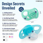BRAND NEW PACKS OF 2 TWISTSHAKE ORTHODONTIC PACIFIERS IN ASSORTED COLOURS. RRP £5.89 PER PACK. (R16-1) - Image 2