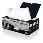 30 x Cat Litter Tray Liners Extra Large | With Drawstrings | Biodegradable | Scratch Resistant And Leak Proof | For X-Large Litter Trays | Cat Litter Bags | Size 90x45 cm | 2 Mil Thickness |