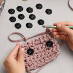 100pcs Round Black Resin Button 11.5mm 4 Holes Sewing Buttons for Garment DIY Sewing Clothing Accessories - Image 3