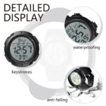 Black Digital Referee Watch Soccer Game Timer,Match Official Timer with Stopwatch, Countdown Alarm, Accurate Timekeeping, and Comfortable Fit for Soccer, Swimming, Running, Cycling and Students - Image 3