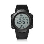 Black Digital Referee Watch Soccer Game Timer,Match Official Timer with Stopwatch, Countdown Alarm, Accurate Timekeeping, and Comfortable Fit for Soccer, Swimming, Running, Cycling and Students