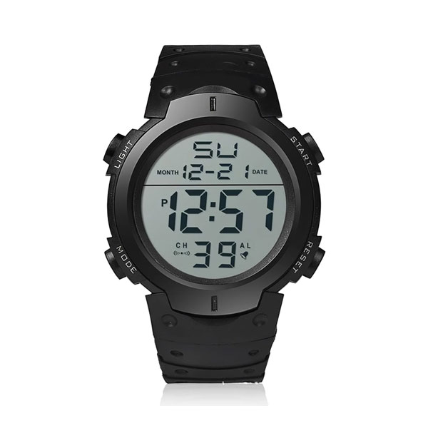 4 Black Digital Referee Watch Soccer Game Timer,Match Official Timer with Stopwatch, Countdown Alarm, Accurate Timekeeping, and Comfortable Fit for Soccer, Swimming, Running, Cycling and Students - Image 1