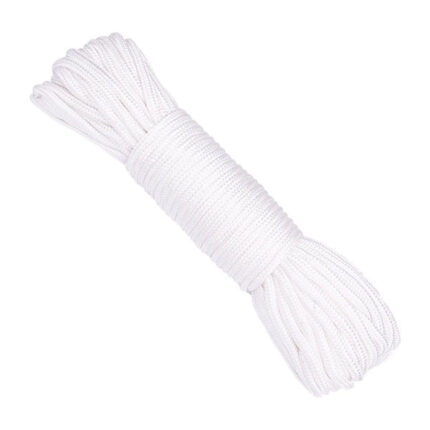 WedDecor White 2mm Nylon Cord Braided Hanging String for Window Blind, DIY, Arts and Crafts, Sewing, Clothing Repair