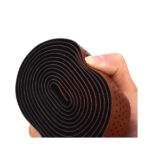 HOUSON bicycle handlebar tape, EVA + PU mountain bike handlebar tape, road bike handlebar tape, handlebar tape, non-slip and shock-absorbing for bicycles Brown - Image 2