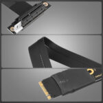 CERRXIAN M.2 NGFF NVMe M Key to PCIE 3.0 4X Graphics Card Riser Adapter Card M.2 Key M to PCI-E 4X Extension Cable (180°) - Image 2