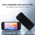 Nintendo Switch 2 (2025) Protective Case with Anti-Slip Handle – White/Rock Hand Art - Image 2