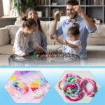 PATIKIL Elastic String for Bracelets, 0.8mm x 131-Yard Stretchy Bracelet String Stretch Bead Cord for Seed Beads, Jewelry and Bracelets Making, Brown - Image 5