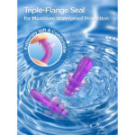 Swimming Ear Plugs 2 Pairs Waterproof Noise Reduction with Cord - Image 3