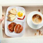 Divided Dinner Plate Portion Control Stackable Design - Image 2