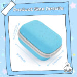 Yinke Kids Camera Case Compatible with Seckton/GKTZ /Desuccus/Rindol/Agoigo/VATENIC/LC-dolida/OZMI Travel Hard Carry Case, Fits Most Kids Camera Toy Gift, Pink - Image 3