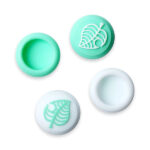 HUAYUWA Thumb Grip Caps Joystick Cover for Switch & Lite – Green & White - Image 3