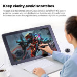 HUION Anti-Glare Graphics Plastic Film Drawing Monitor Protector 13 inch Screen Protector Film Skin for Huion Kamvas 13 Drawing Tablet - Image 3