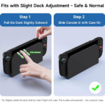 Nintendo Switch 2 (2025) Protective Case with Anti-Slip Handle – White/Rock Hand Art - Image 3