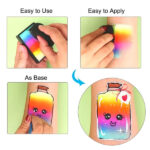 Bowitzki Face Paint Sponges Face Painting Half Moon Black Sponges High 12 Pieces for Art Work and Body Paint - Image 3