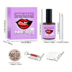 Fashionable Removable Tooth Ornaments - Teeth Gems Kit with Tooth Crystal Decoration (Champagne Color) - Image 2